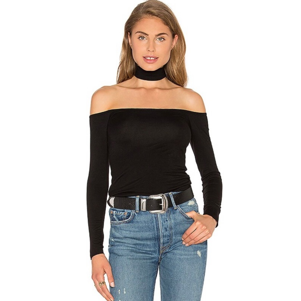 REVOLVE Off Shoulder Choker Top